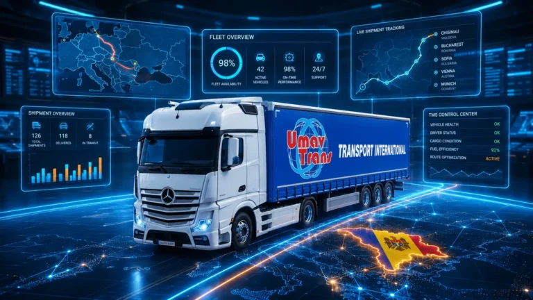 Automatizarea în transport și logistică pentru firmele din Moldova cum ajută un soft propriu în organizarea curselor